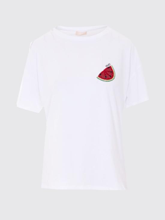 26SS 리우조 반팔 티셔츠 WA6414JS923 P9434 Red - LIU JO