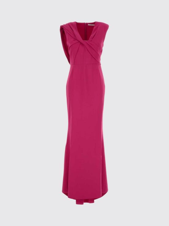 26SS 지방시 롱 원피스 BW22SC164K 675 Fuchsia