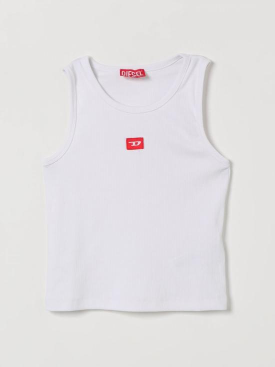 26SS [키즈] 디젤 티셔츠 J02594KYAZYK 100 White