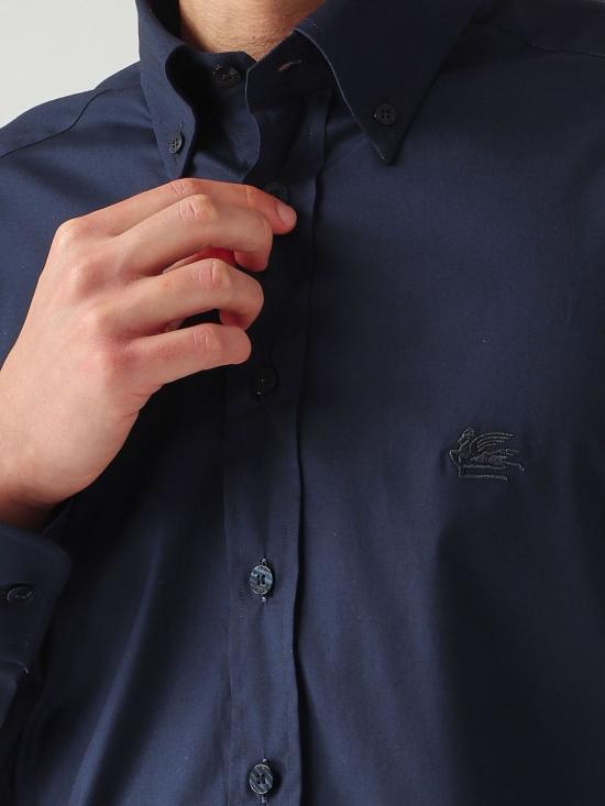 26SS 에트로 긴팔 셔츠 MRIB0004AV607 B0339 Navy - ETRO