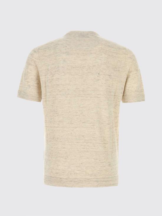 26SS 브루넬로 쿠치넬리 폴로 티셔츠 M2L00340 C2438 Beige - BRUNELLO CUCINELLI