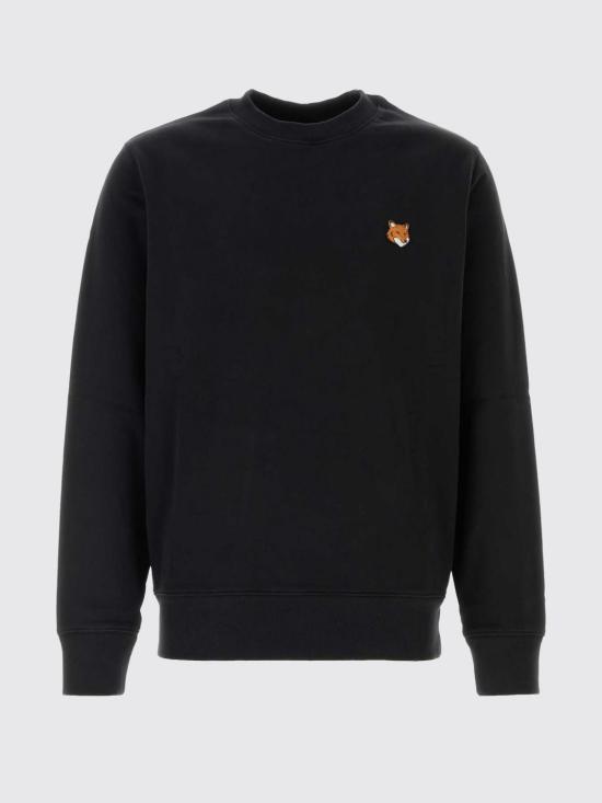 26SS 메종키츠네 폭스 헤드 레귤러 폴로 티셔츠 PM00303KM0340 P199 Black - MAISON KITSUNE