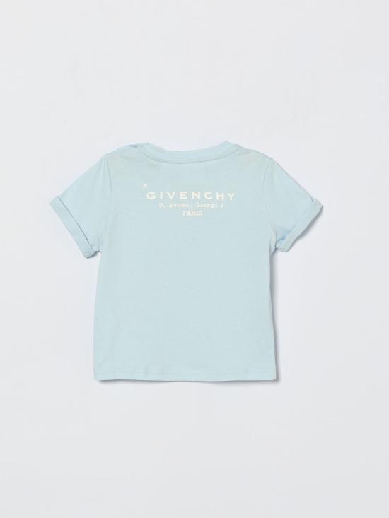 26SS [키즈] 지방시 티셔츠 H31203 77L Sky Blue - GIVENCHY