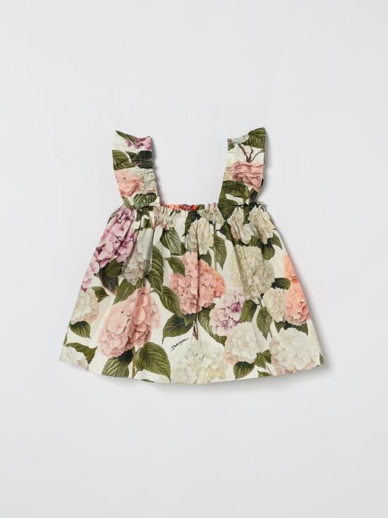 26SS [키즈] 돌체앤가바나 탑 L51N75HS5T6 HA5XG Pink - DOLCE & GABBANA