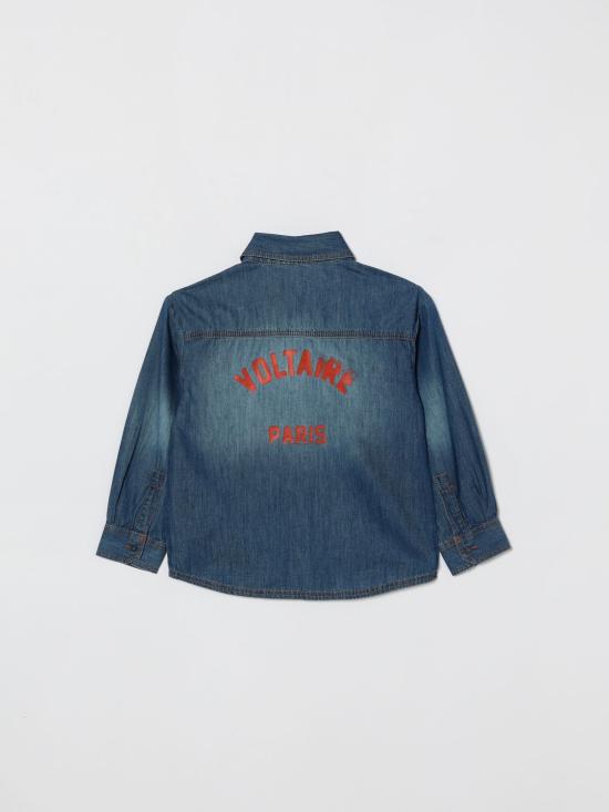 26SS [키즈] 자딕앤볼테르 셔츠 X60594 Z10 Blue - ZADIG & VOLTAIRE