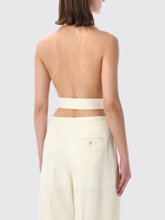 26SS 알베르타 페레티 민소매 티셔츠 8040128 0003 White - ALBERTA FERRETTI