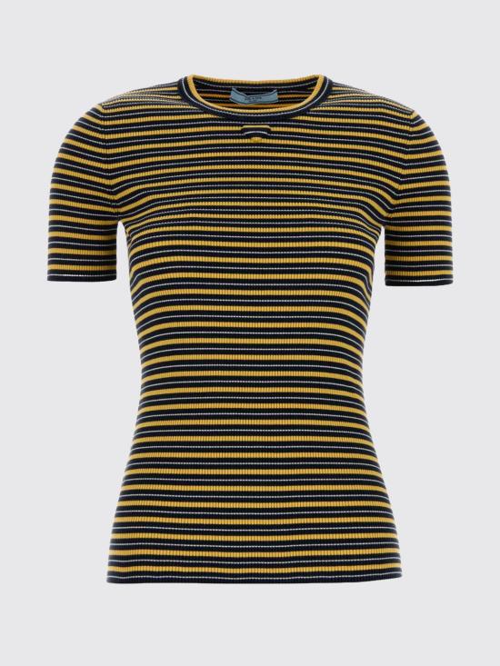 26SS 프라다 반팔 티셔츠 P24B3FSOOO19CI F0BD7 Navy