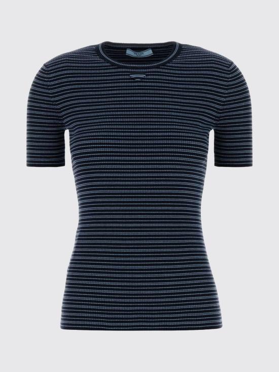 26SS 프라다 반팔 티셔츠 P24B3FSOOO19C7 F0OBM Navy