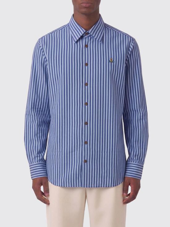 26SS 비비안웨스트우드 긴팔 셔츠 2401000JW018S K204 Blue