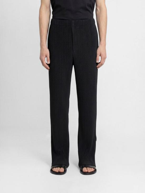 26SS 옴므 플리세 이세이 미야케 스트레이트 팬츠 HP66JF034 15 Black