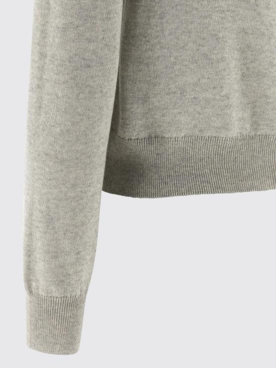 26SS 메종키츠네 베이비 폭스 메리노 레귤러 가디건 PW00502KT1181 H120 Grey - MAISON KITSUNE