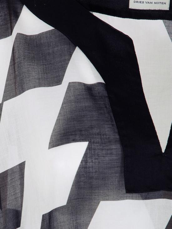 26SS 드리스 반 노튼 롱 원피스 2610107233058 975 Black - DRIES VAN NOTEN