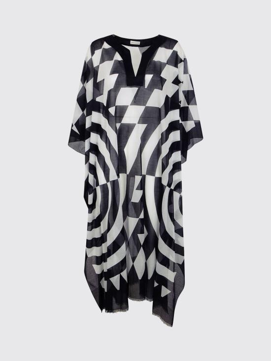 26SS 드리스 반 노튼 롱 원피스 2610107233058 975 Black - DRIES VAN NOTEN