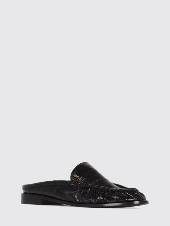 26SS 생로랑 로퍼 8613360WXAF 1000 Black - SAINT LAURENT