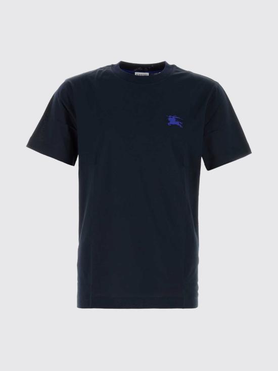 26SS 버버리 EKD 자수 반팔 티셔츠 8091396 Navy - BURBERRY