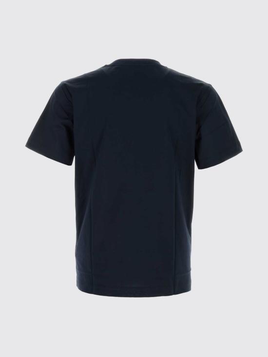 26SS 버버리 EKD 자수 반팔 티셔츠 8091396 Navy - BURBERRY