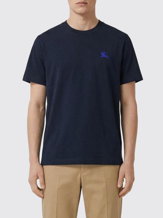 26SS 버버리 EKD 자수 반팔 티셔츠 8091396 Navy