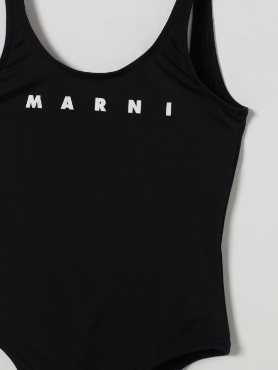 26SS [키즈] 마르니 원피스 수영복 M01834M00M2 0M900 Black - MARNI