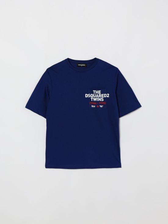 26SS [키즈] 디스퀘어드2 티셔츠 DQ3166D004G DQ865 Blue