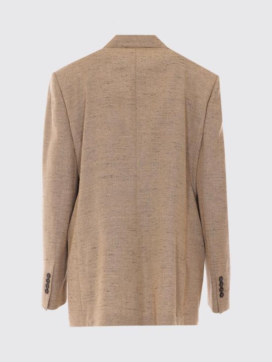 26SS 돌체앤가바나 더블 브레스티드 시칠리아 트위드 이펙트 자켓 F29YFTHUMWC S8230 Beige - DOLCE & GABBANA