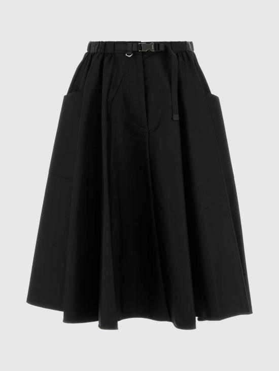 26SS 프라다 미디 스커트 21Y023SOOO1WQ8 F0002 Black
