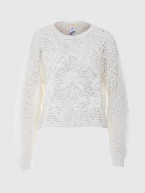 26SS 트윈셋 스웨터 261TE3020 00381 White - TWINSET