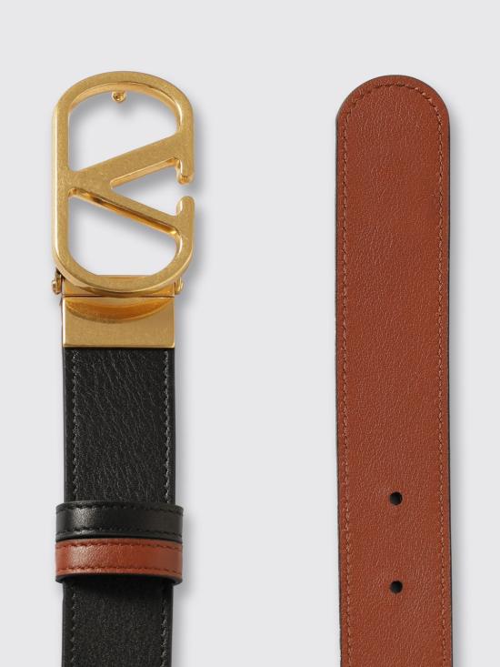 26SS 발렌티노 가라바니 가죽 벨트 8Y2T0SQ3IYR DRN Black - VALENTINO GARAVANI