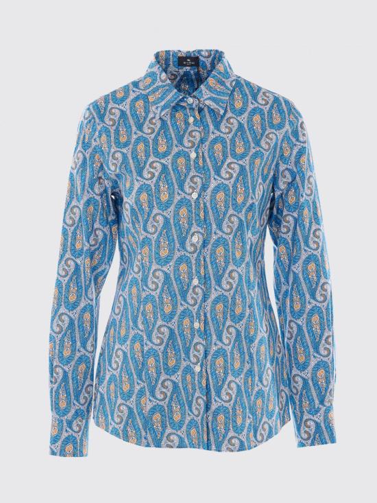 26SS 에트로 블라우스 WRIA002099SAEH6 X0809 Gnawed Blue - ETRO