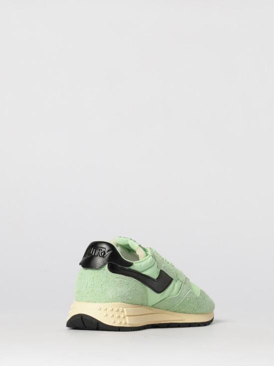 26SS 오트리 릴윈드 로우 나일론 스웨이드 스니커즈 WWLMUT40 Green - AUTRY