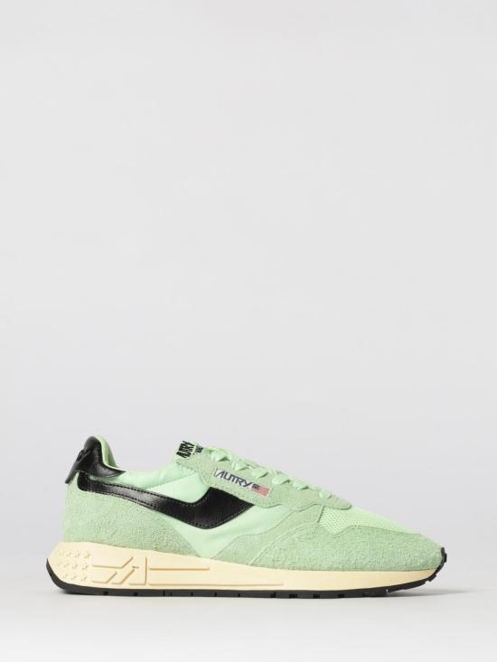 26SS 오트리 릴윈드 로우 나일론 스웨이드 스니커즈 WWLMUT40 Green