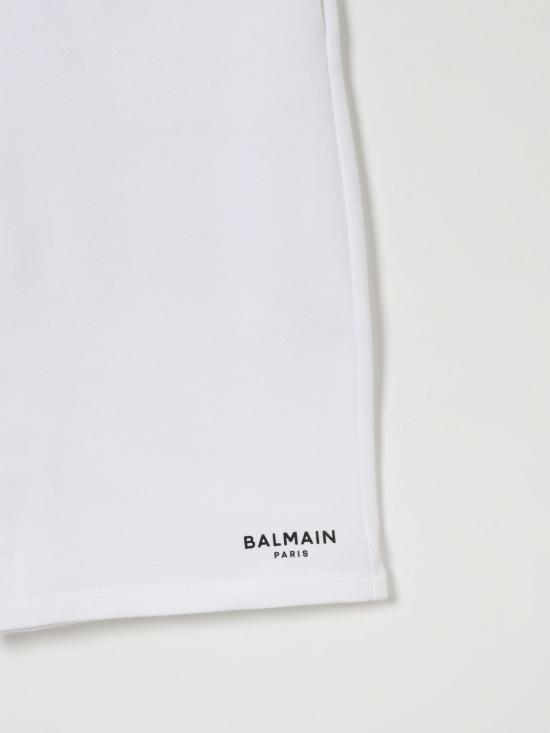 26SS [키즈] 발망 쇼츠/버뮤다 BY6S19Z3183 100NE White - BALMAIN
