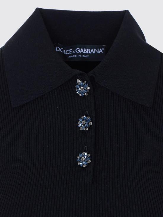 26SS 돌체앤가바나 폴로 티셔츠 FXZ41ZJFMHG N0000 Black - DOLCE & GABBANA