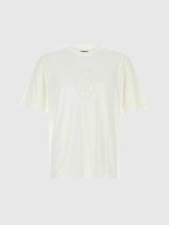 26SS 구찌 데보레 디테일 코튼 저지 티셔츠 864625XJHTY 9003 White - GUCCI
