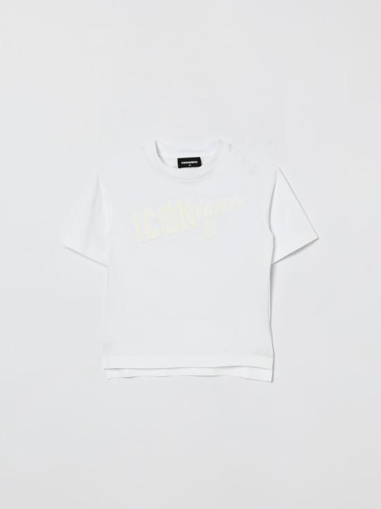 26SS [키즈] 디스퀘어드2 티셔츠 DQ3388D0AG7 DQ100 White