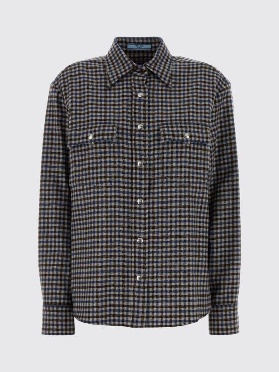 26SS 프라다 셔츠 P449HSOOO15R8 F0192 Brown