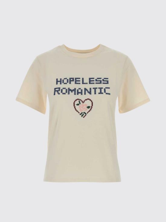 26SS 위켄드막스마라 반팔 티셔츠 2615971041600 005 Ecru