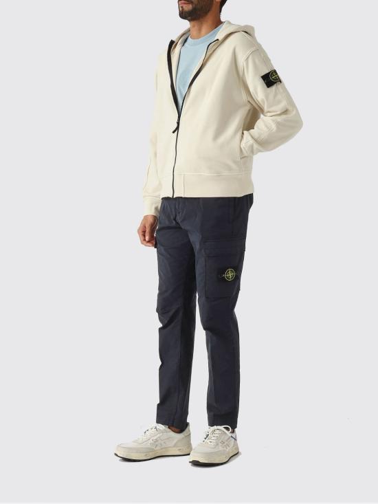 26SS 스톤 아일랜드 후드 티셔츠 6100039S0051 V0093 Ivory - STONE ISLAND