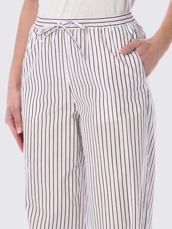 26SS 루루 스튜디오 팬츠 CISCO DARK RED L Red - LOULOU STUDIO