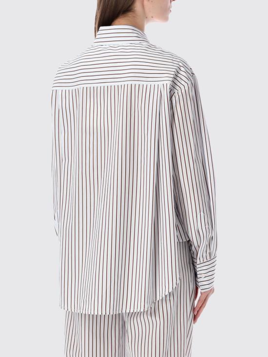 26SS 루루 스튜디오 셔츠 MAUD DARK RED L Red - LOULOU STUDIO