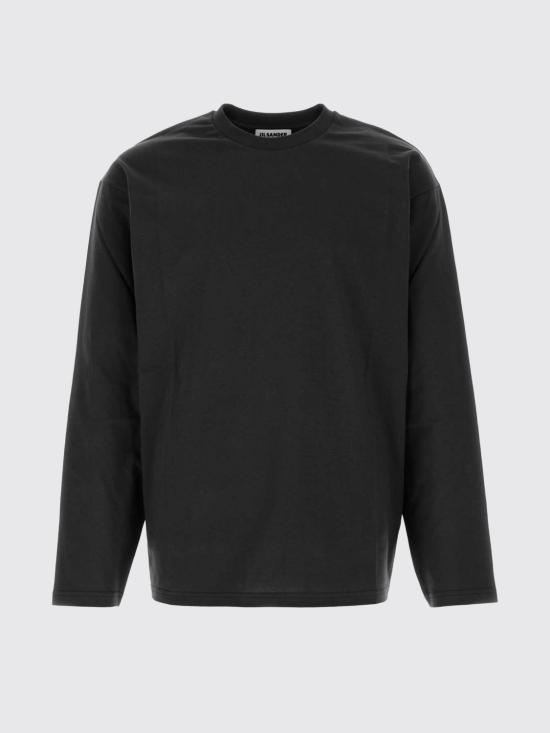 26SS 질샌더 긴팔 티셔츠 J21GC0196J20360 001 Black - JIL SANDER