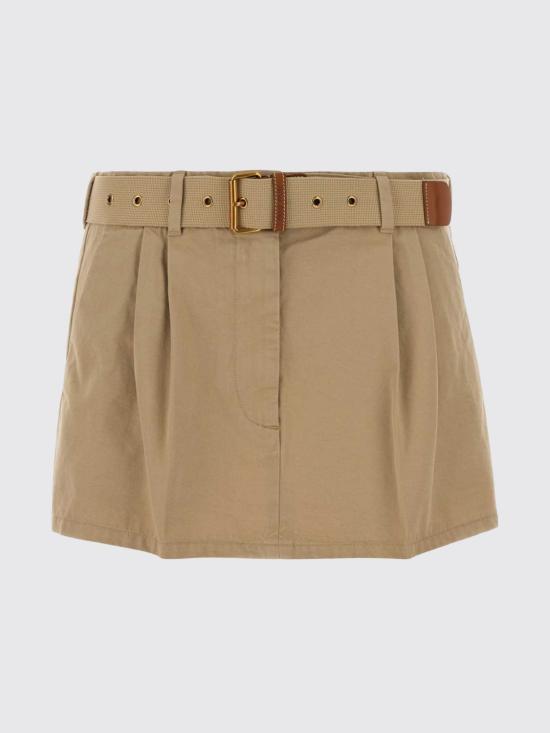 26SS 미우미우 숏 스커트 MG2637SOOO19EK F0006 Beige