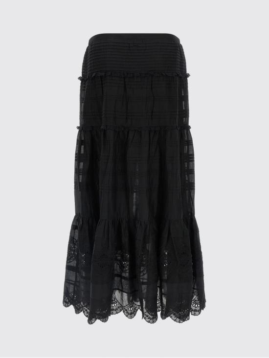 26SS 이자벨마랑에뚜왈 파올리네 스커트 JU0446FAD1J05E 01BK Black - ISABEL MARANT ETOILE