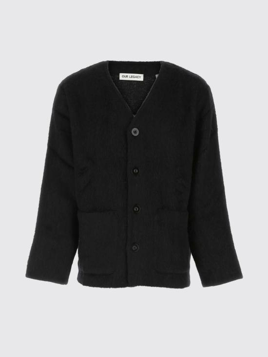 26SS 아워레가시 모헤어 가디건 M4206CBM Black - OUR LEGACY