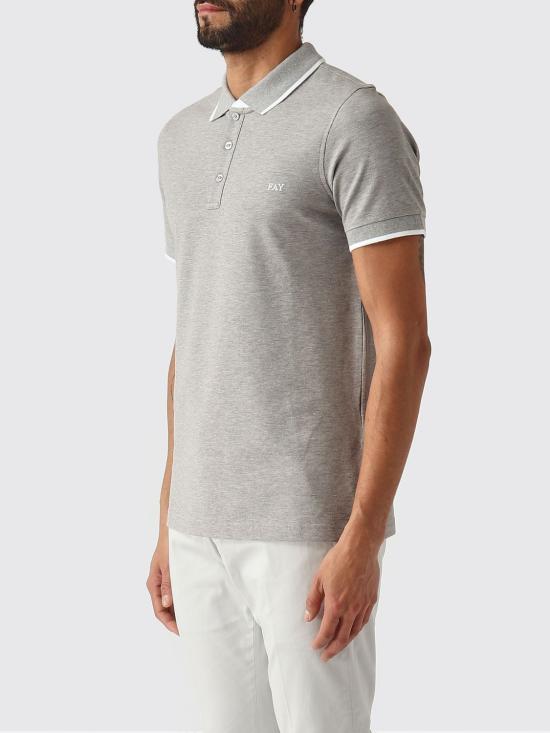 26SS 페이 폴로 티셔츠 NPMB252140STDWB201 B201 Grey - FAY