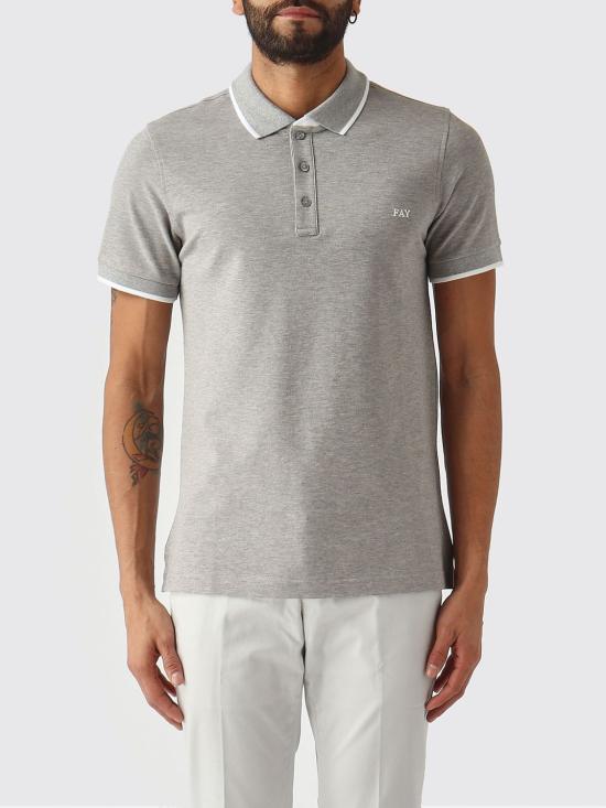 26SS 페이 폴로 티셔츠 NPMB252140STDWB201 B201 Grey