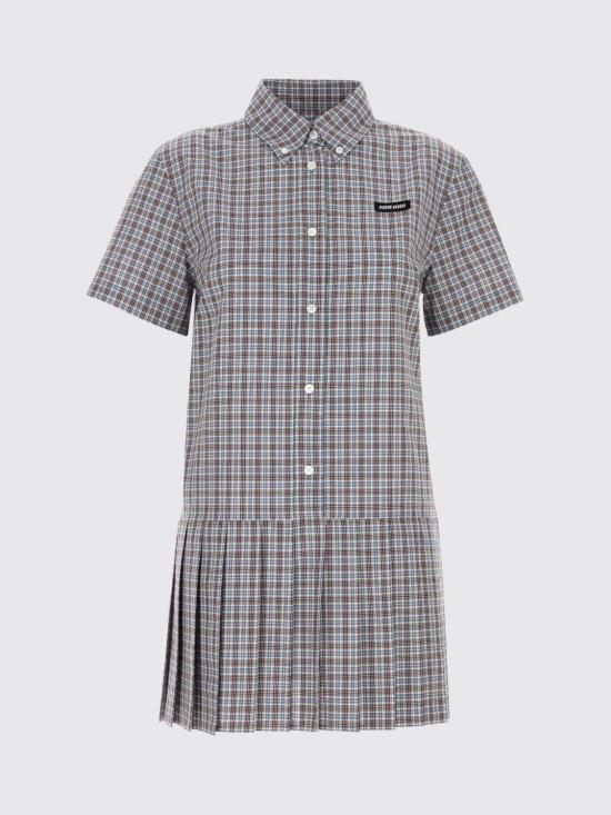 26SS 미우미우 미디 원피스 MF5899SOOO17LX F0OBD Burgundy