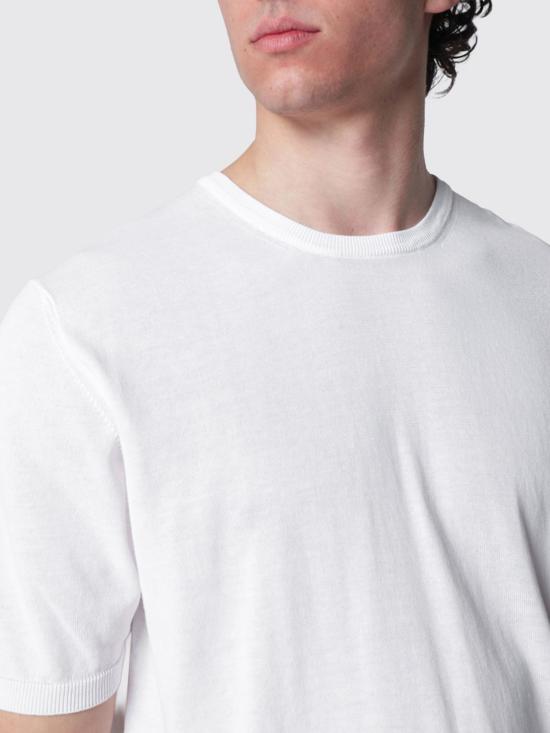 26SS 로베르토 콜리나 스웨터 261MYA10021 01 White - ROBERTO COLLINA