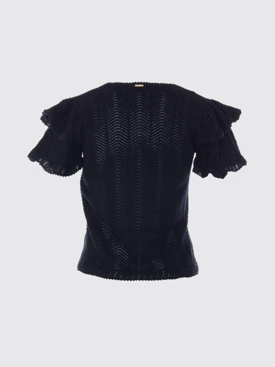 26SS 트윈셋 반팔 티셔츠 261TT3051 00006 Black - TWINSET