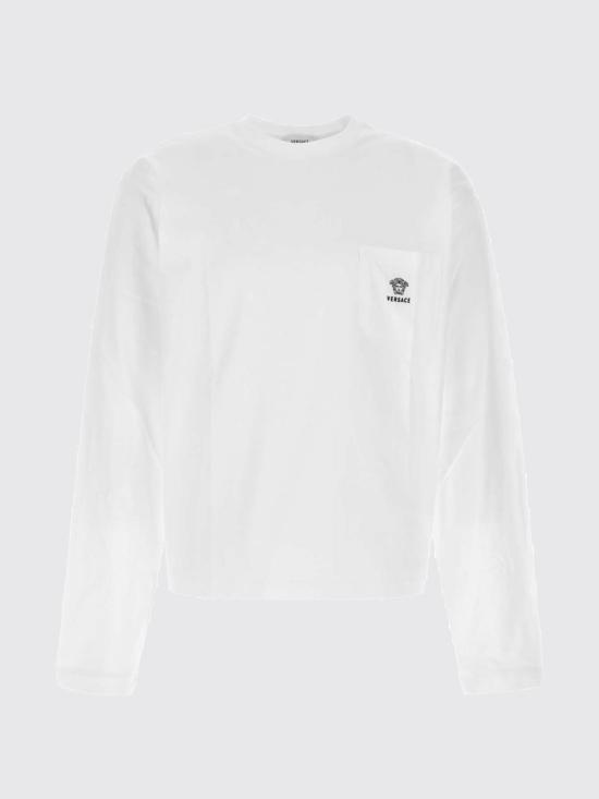 26SS 베르사체 반팔 티셔츠 10245731A17915 1W000 White - VERSACE