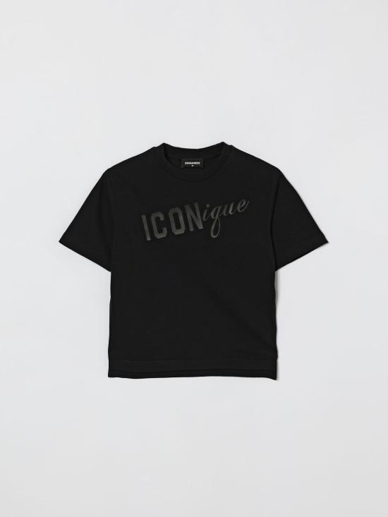 26SS [키즈] 디스퀘어드2 티셔츠 DQ3388D0AG7 DQ900 Black